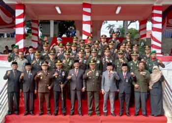 Foto bersama PJ Bupati Kerinci, Dandim, Kapolres  dan Forkominda