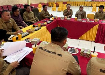Pertemuan saat monitoring tim Sentra Gakkumdu Provinsi ke Kerinci