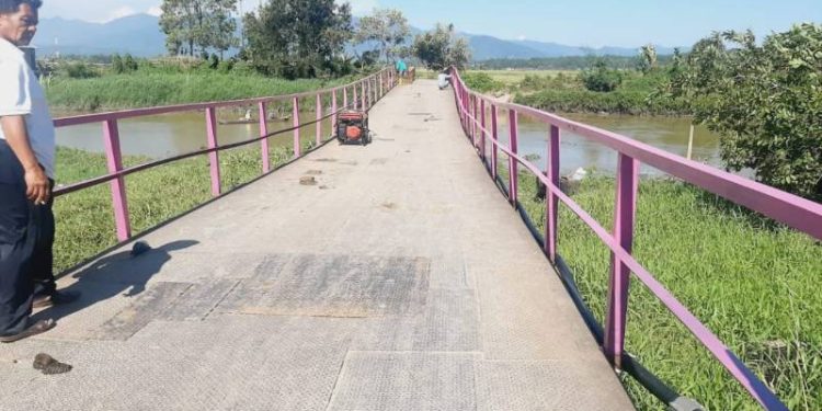 Jembatan Tanjung Pauh Mudik yang dibantu oleh HTK