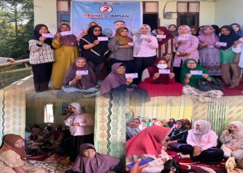 Rika Evawani Isti HTK saat menghadiri Acara Srikandi Kalianggang