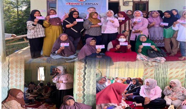 Rika Evawani Isti HTK saat menghadiri Acara Srikandi Kalianggang