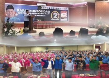 Rapat konsolidasi tim pemenangan Haris-Sani di Kerinci