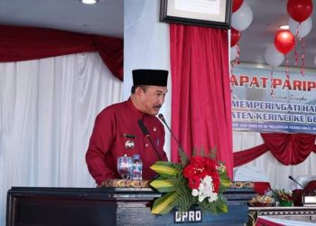 PJ Bupati Asraf Hadiri Rapat Paripurna HUT Kerinci ke-66 tahun 2024