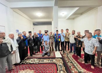 Cagub Al Haris saat membuka turnamen Domino dan Catur di Sebukar