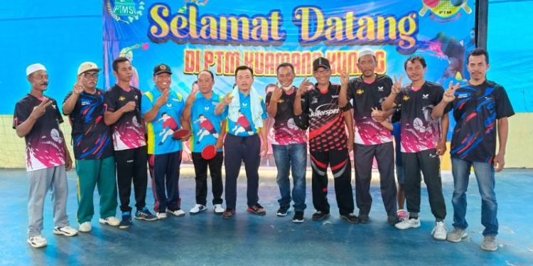 Cagub Al Haris saat membuka turnamen Tenis Meja Di Bungo
