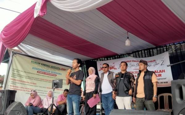 Randi mewakili Gen Z yang siap mendukung HTK-EZI di Pilkada Kerinci