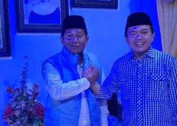 Salam Komando saat Irmanto dengan Cagub Al Haris