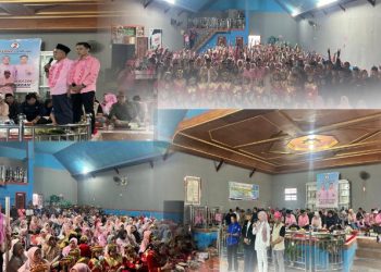 HTK-EZI saat melaksanakan kampanye di desa Keluru, kecamatan Keliling Danau