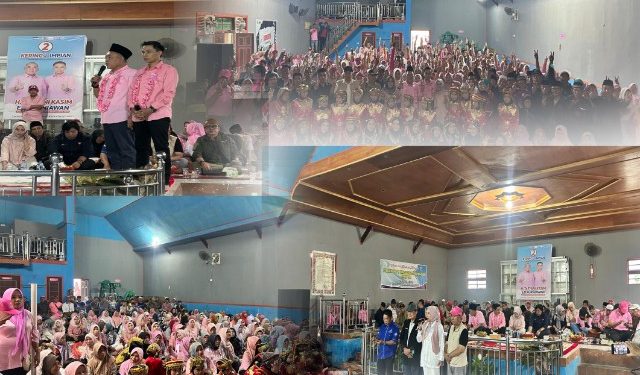 HTK-EZI saat melaksanakan kampanye di desa Keluru, kecamatan Keliling Danau