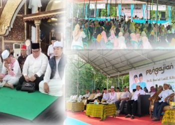 Tabligh Akbar yang dilaksanakan Haris-Sani di Sebapo Muaro Jambi