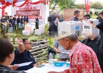 Pelaksanaan Simulasi Pemungutan dan Penghitungan Suara di kabupaten Kerinci