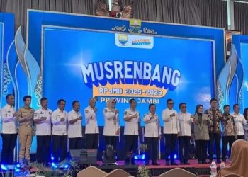 Bupati Monadi Hadiri Musrembang RPJMD Provinsi Jambi 2025-2029
