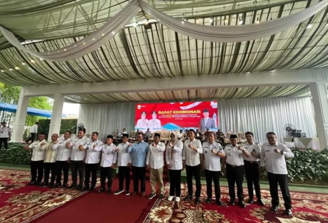 Wako Alfin Hadiri Rakor pembentukan Koperasi Merah Putih di Jambi