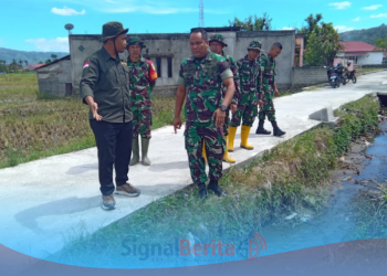 Dandim 0417/Kerinci Tinjau Opla Sektor 3 dan 7 di Dua Kecamatan 