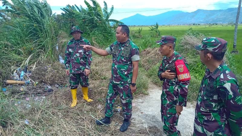 Dandim 0417/Kerinci Tinjau Opla Sektor 3 dan 7 di Dua Kecamatan
