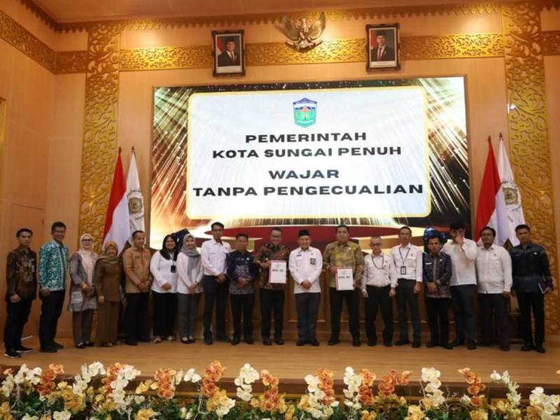 Kepemimpinan Wako Alfin Sungai Penuh Raih WTP dari BPK RI