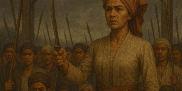 Hj Fatimah Sosok Srikandi yang berani membunuh penjajah belanda dengan Kerisnya (ilustrasi)