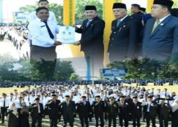 Diserahkan Wako Alfin, 195 orang CPNS dikota Sungai Penuh terima SK