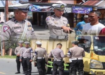 Kendaraan terjaring Razia langsung Bayar pajak di tempat di Kerinci