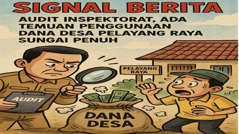 Temuan Dana Desa Pelayang Raya masih belum dikembalikan