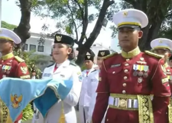 Bianca Alessia Tampil Pecaya diri Bawa Baki HUT ke-80 RI di Istana Merdeka, Ini Asal Daerahnya