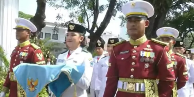 Bianca Alessia Tampil Pecaya diri Bawa Baki HUT ke-80 RI di Istana Merdeka, Ini Asal Daerahnya