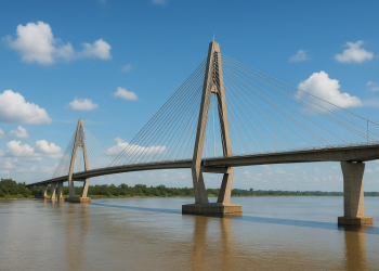 Foto : Ilustrasi pembangunan Jembatan