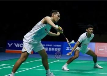 Ganda Putra Indonesia Fajar dan Fikri Gagal Juara Korea Open 2025