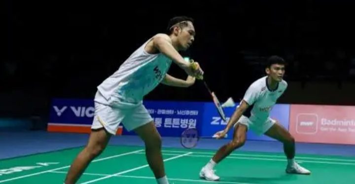 Ganda Putra Indonesia Fajar dan Fikri Gagal Juara Korea Open 2025