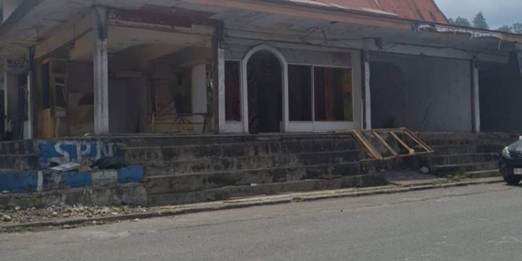 Kondisi Pasar Beringin Sungai Penuh setelah pedagang pindah