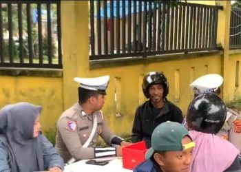 Razia Pajak kendaraan di Kota Jambi