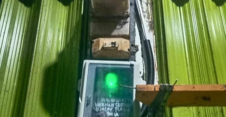 Meteran Listrik di Kincai Plaza Sungai Penuh