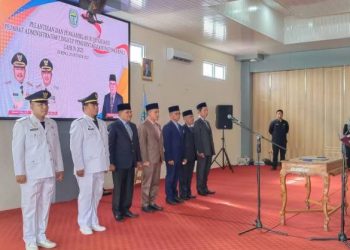 Pelantikan Tujuh Pejabat eselon III pemkab Kerinci