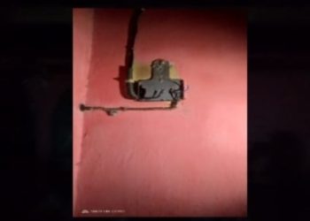 Posisi meteran yang sudah di cabut PLN