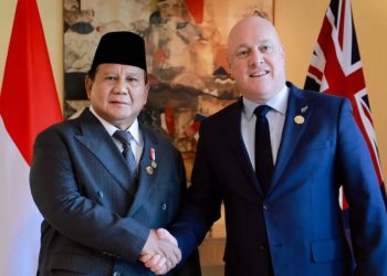 Presiden Republik Indonesia Prabowo Subianto dan Perdana Menteri Selandia Baru Christopher Luxon. (Ist)