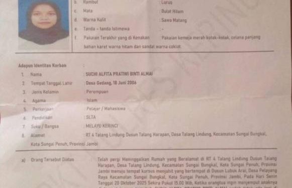 laporan kehilangan
