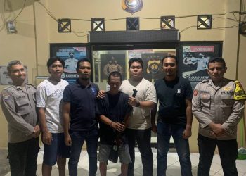 Polisi berhasil meringkus pelaku penembakan tentangganya