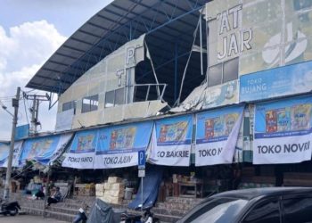 Kondisi Pasar Talang Banjar dari luar