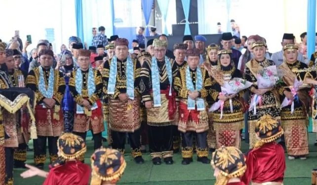 Penyambutan Gubenur Jambi saat HUT kota Sungai Penuh