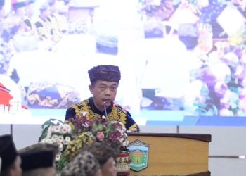 Sambutan Gubernur Al Haris pada HUT Kota Sungai Penuh.