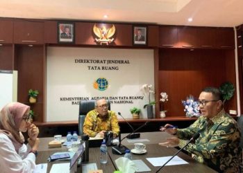 Walikota Alfin saat datang ke Kementerian ATR/BPN RI