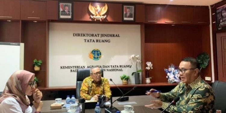 Walikota Alfin saat datang ke Kementerian ATR/BPN RI