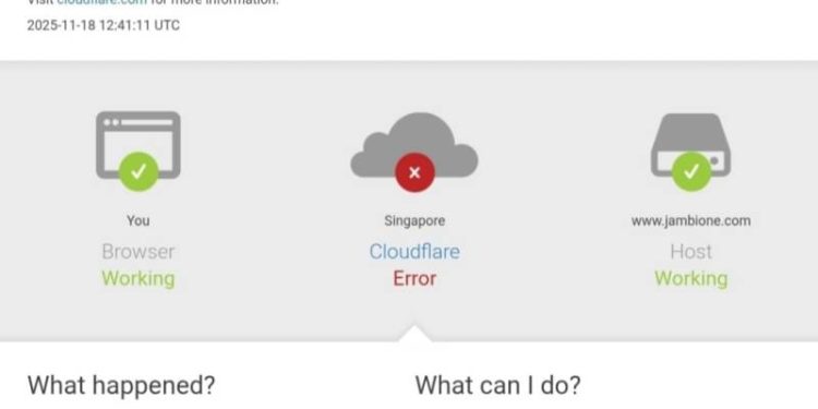 Cloudflare Gangguan, Layanan Internet Global Tumbang Serentak. Foto: (Signal Berita)