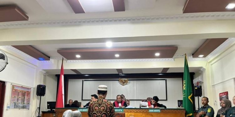 Proses Sidang Terdakwa kasus Pembunuhan