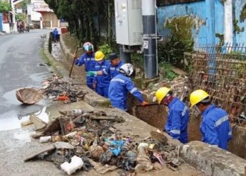 Satgas Drainase Turun, Banjir Mulai Teratasi.