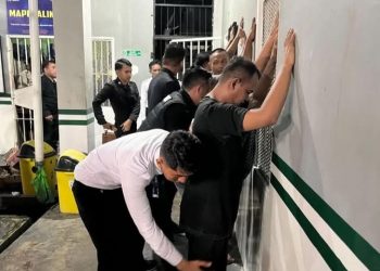 Razia di Lapas Narkotika Muara Sabak