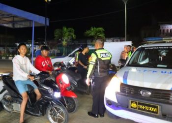 Cegah Balap Liar di Titik Keramaian, Polres Tanjung Jabung Timur Gelar Patroli