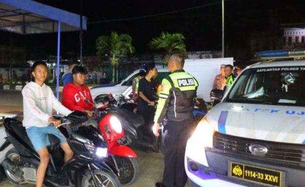 Cegah Balap Liar di Titik Keramaian, Polres Tanjung Jabung Timur Gelar Patroli