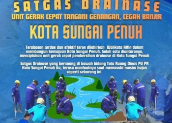 Satgas Drainase, Pasukan Cepat Tangani Genangan dan Cegah Banjir