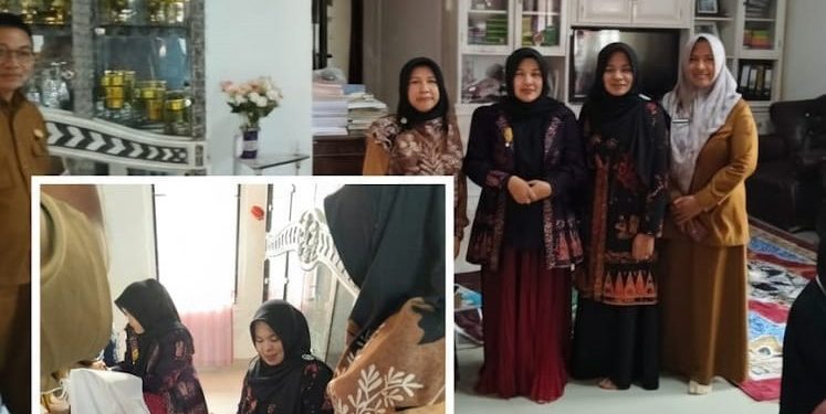 Novra Wenti dan Septi Sambangi Batik Panawuo